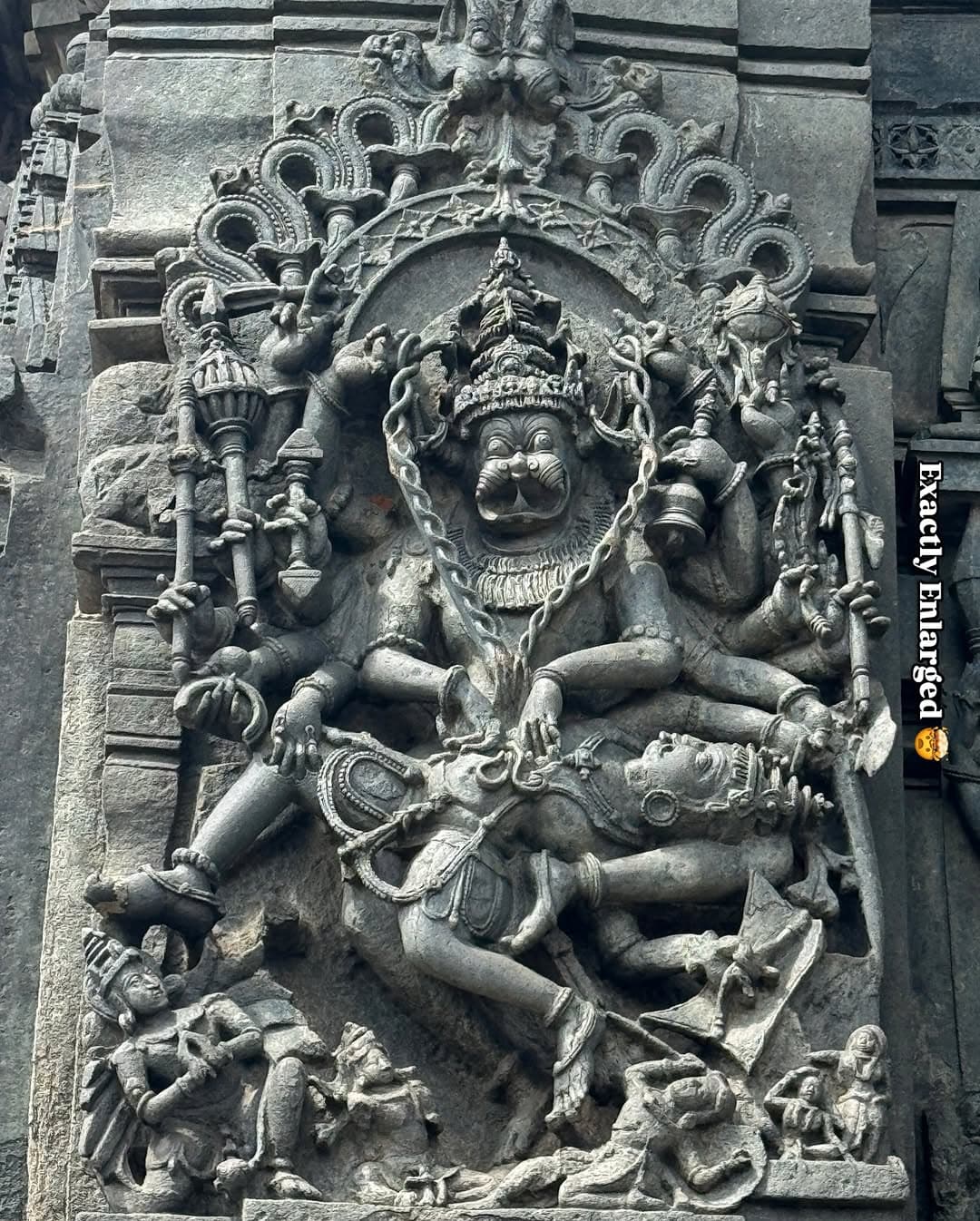 Lord Narasimha Slaying Hiranyakashipu